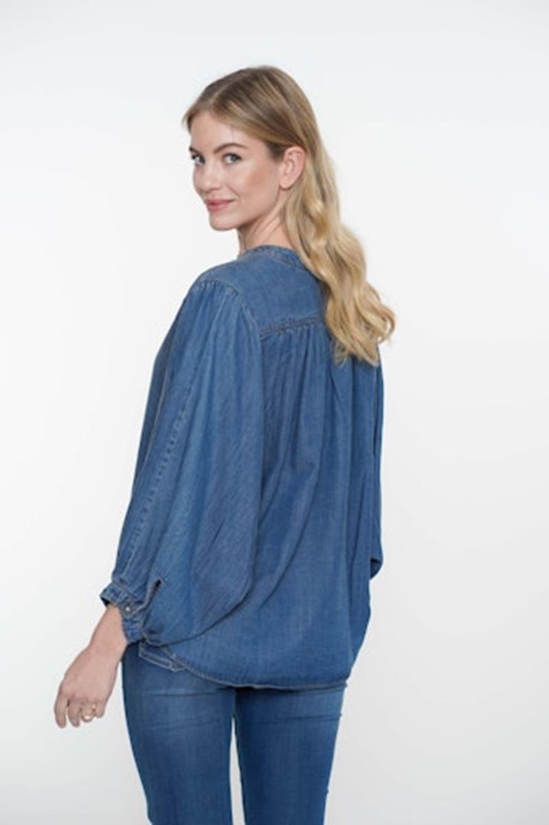 Geisha Geisha Blouse 53013-10 Blauw 3