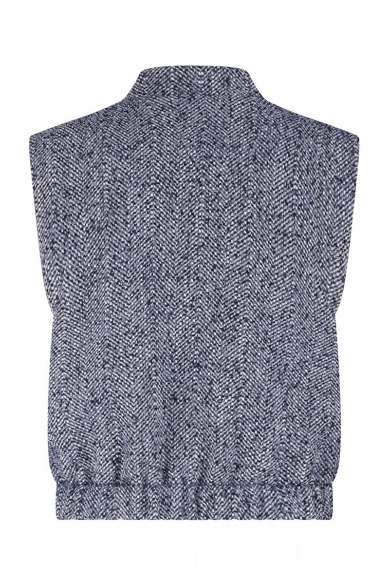 Label DOT Gilet Dagmar Blauw 3