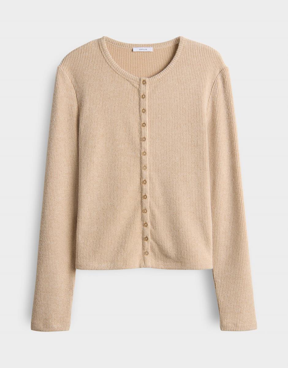 OPUS T-Shirt Saltus Beige 3