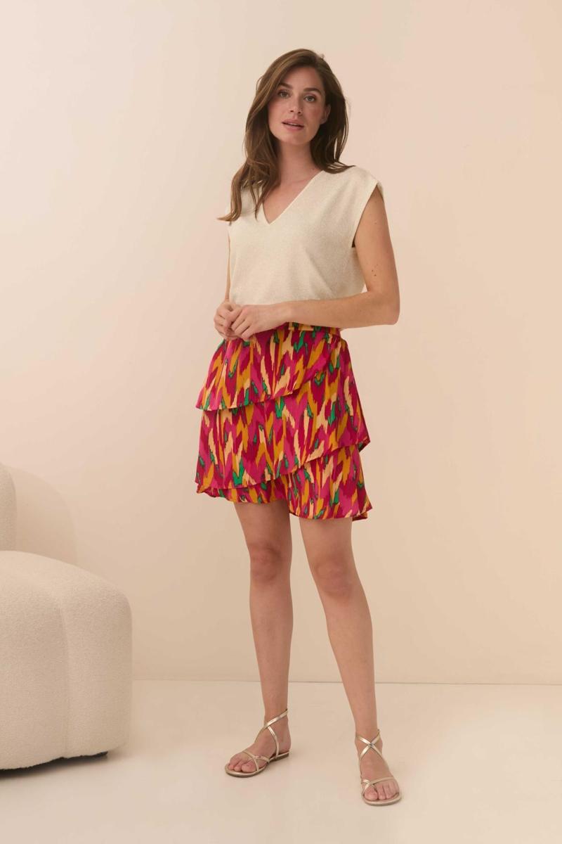 Lofty Manner Lofty Manner Blouse QD12 - Noni Wit 4