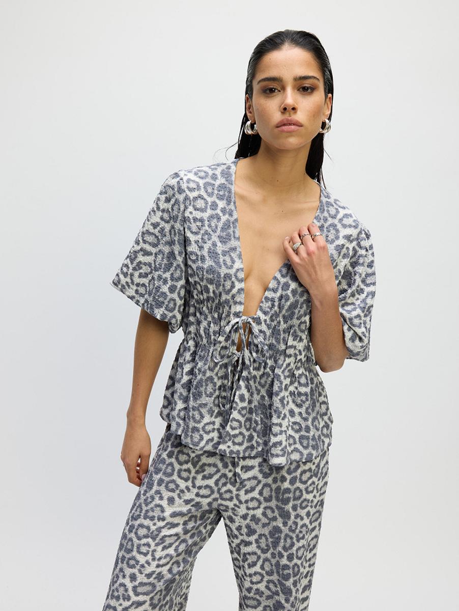 Refined Department Refined Department Blouse Poppy Grijs 1