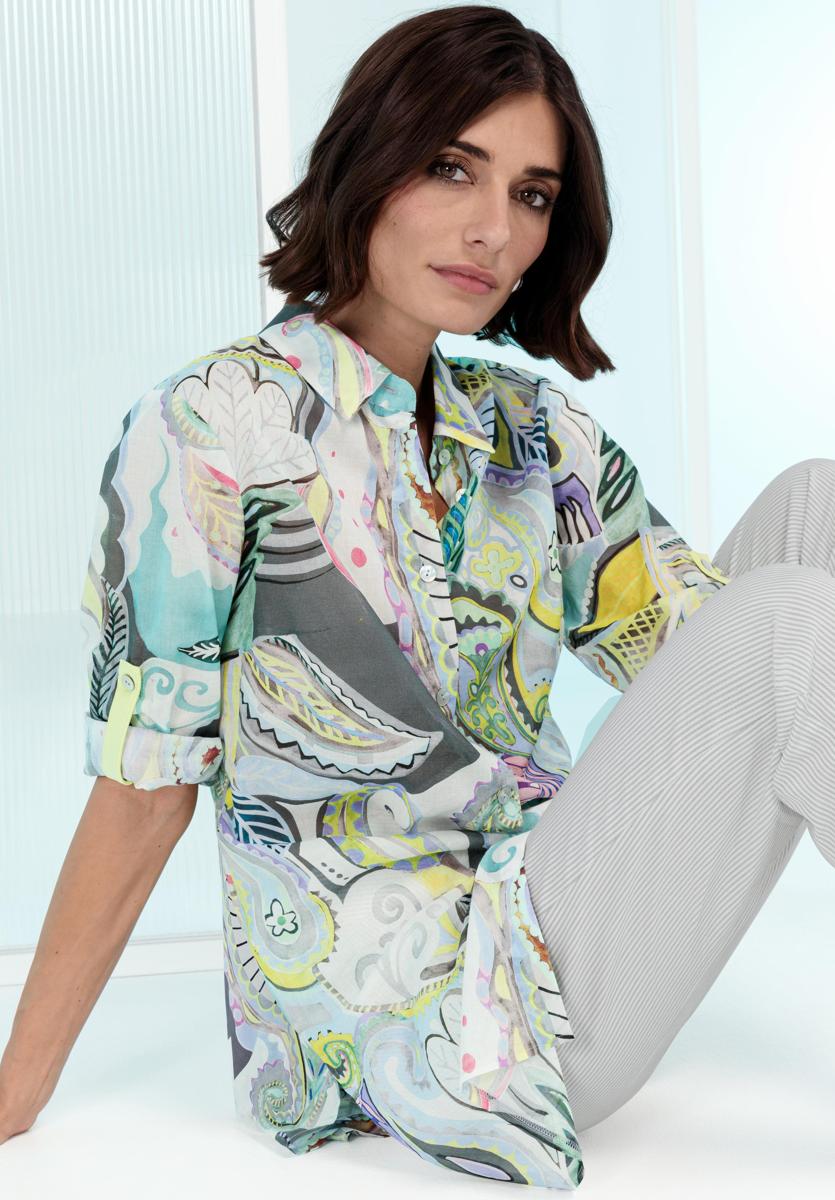 Bianca Bianca Blouse 55021 Groen 5
