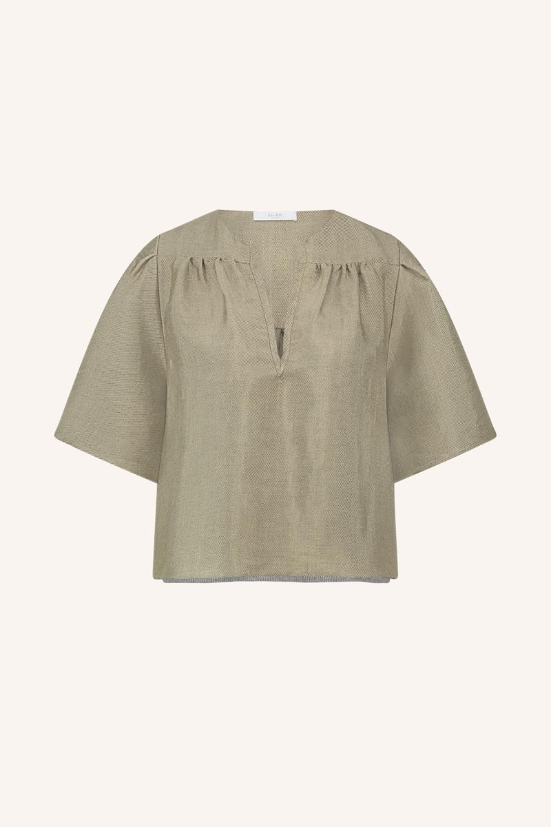 By-Bar By-Bar Blouse Blake Gloss Goud 1