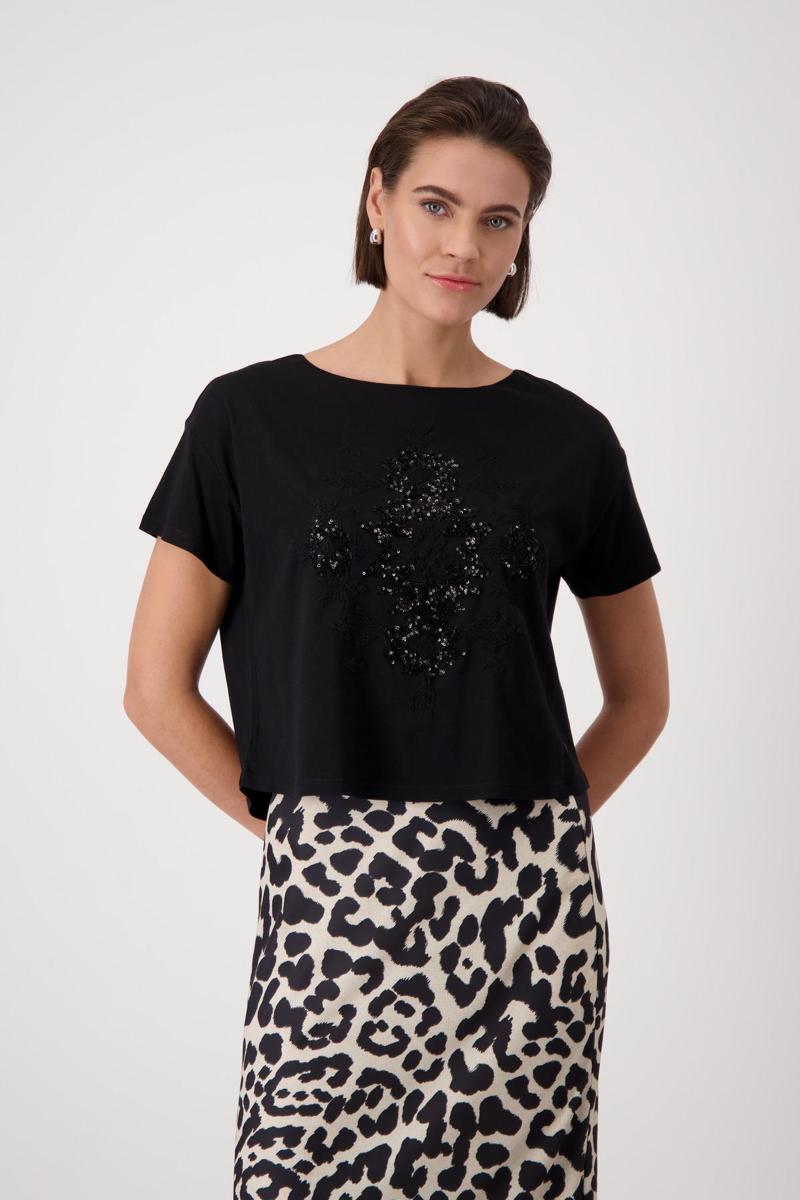 Monari Monari T-Shirt 409687 Zwart 1
