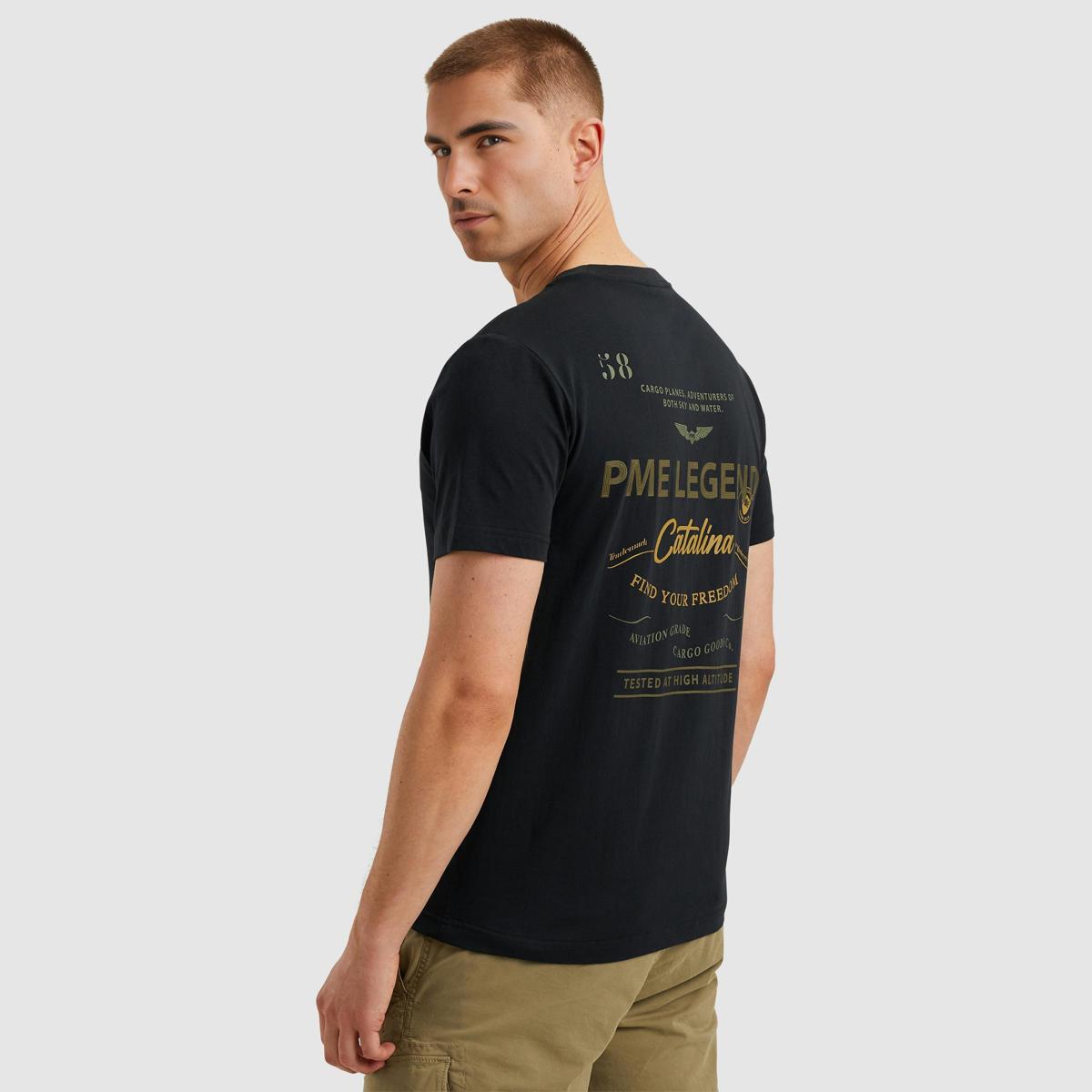 PME Legend PME Legend T-Shirt PTSS2504589 Blauw 3