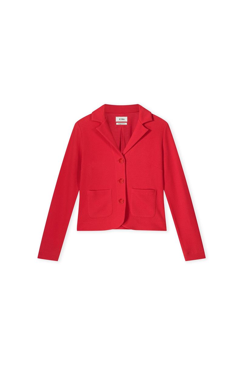 KYRA KYRA Blazer Solid Tillie-s25 Rood 1
