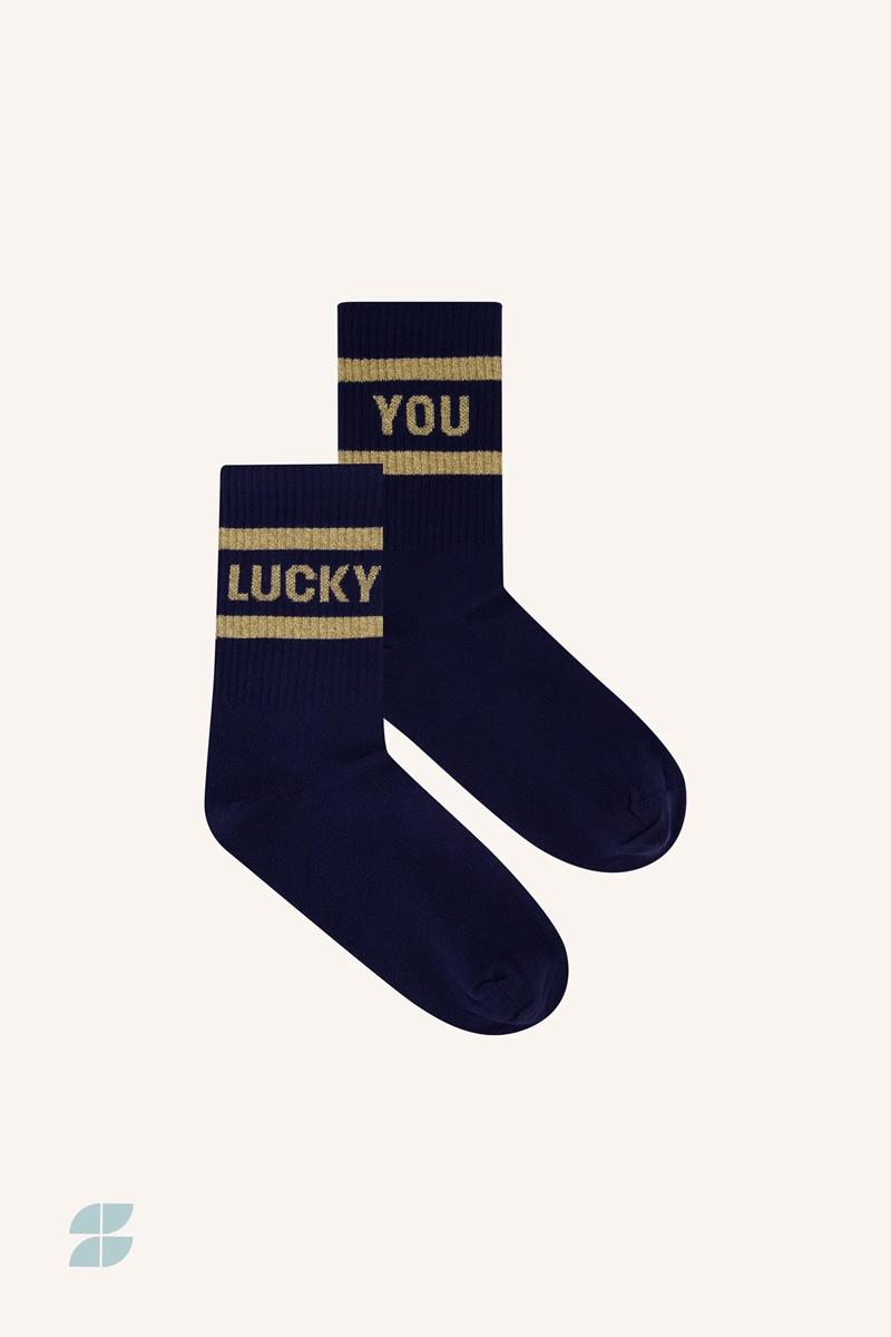 By-Bar Sokken Lucky Sparkle Blauw 1