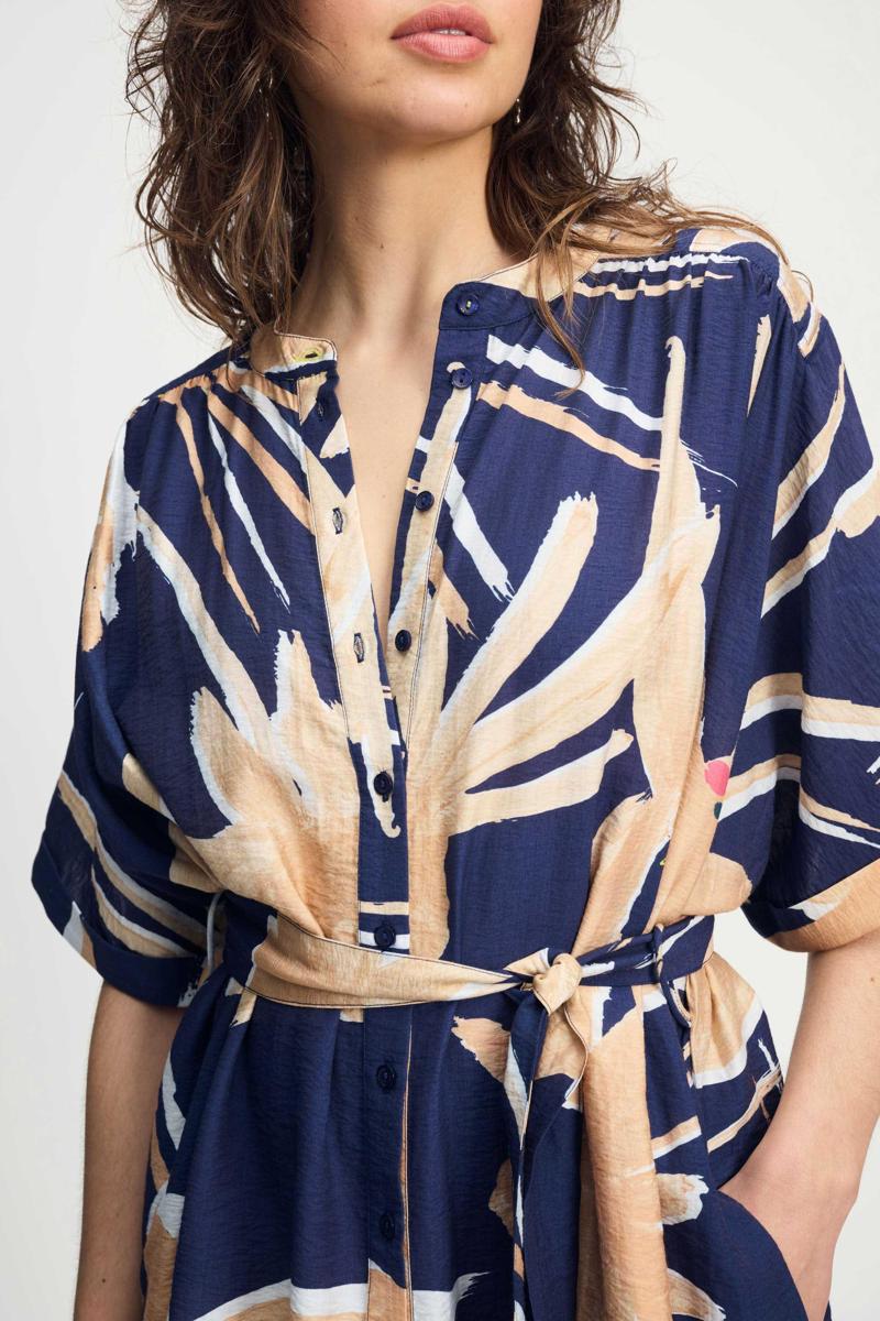 POM Amsterdam POM Amsterdam Jurk SP9177 Blauw 4