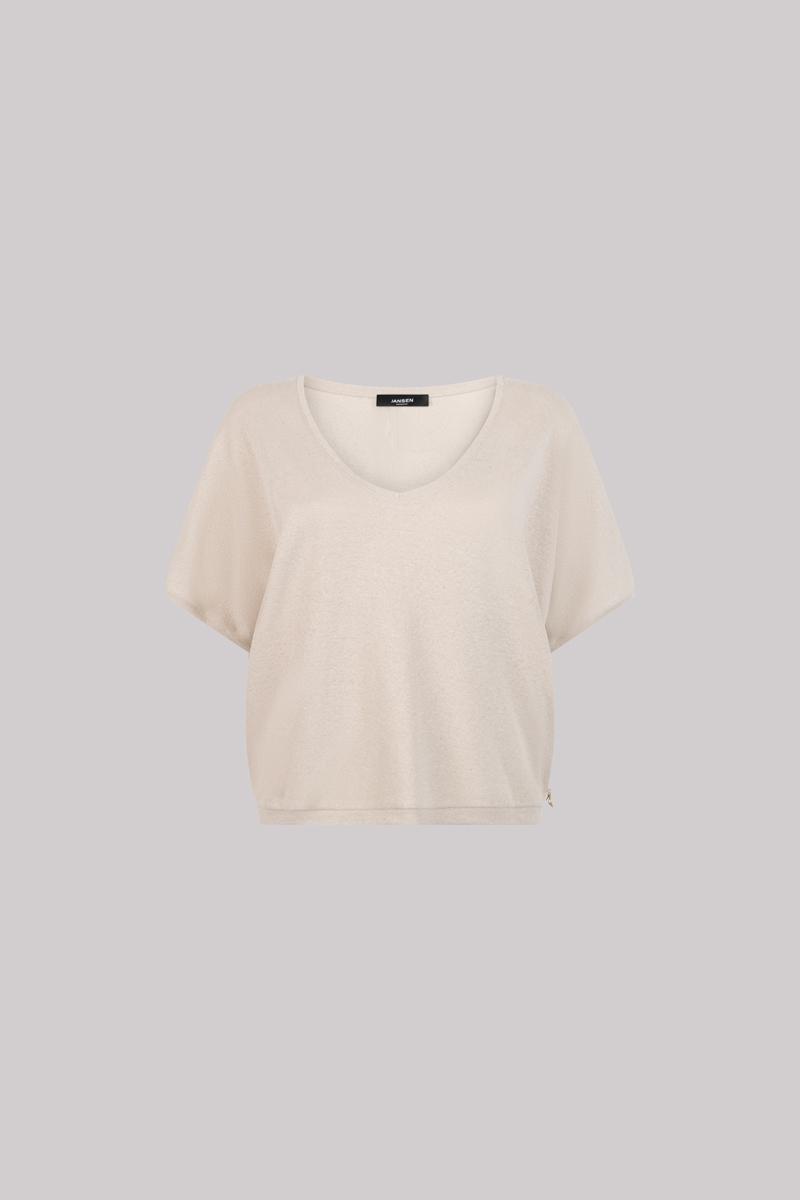 Jansen Amsterdam Jansen Amsterdam T-Shirt NANOUK SS25 Beige 2