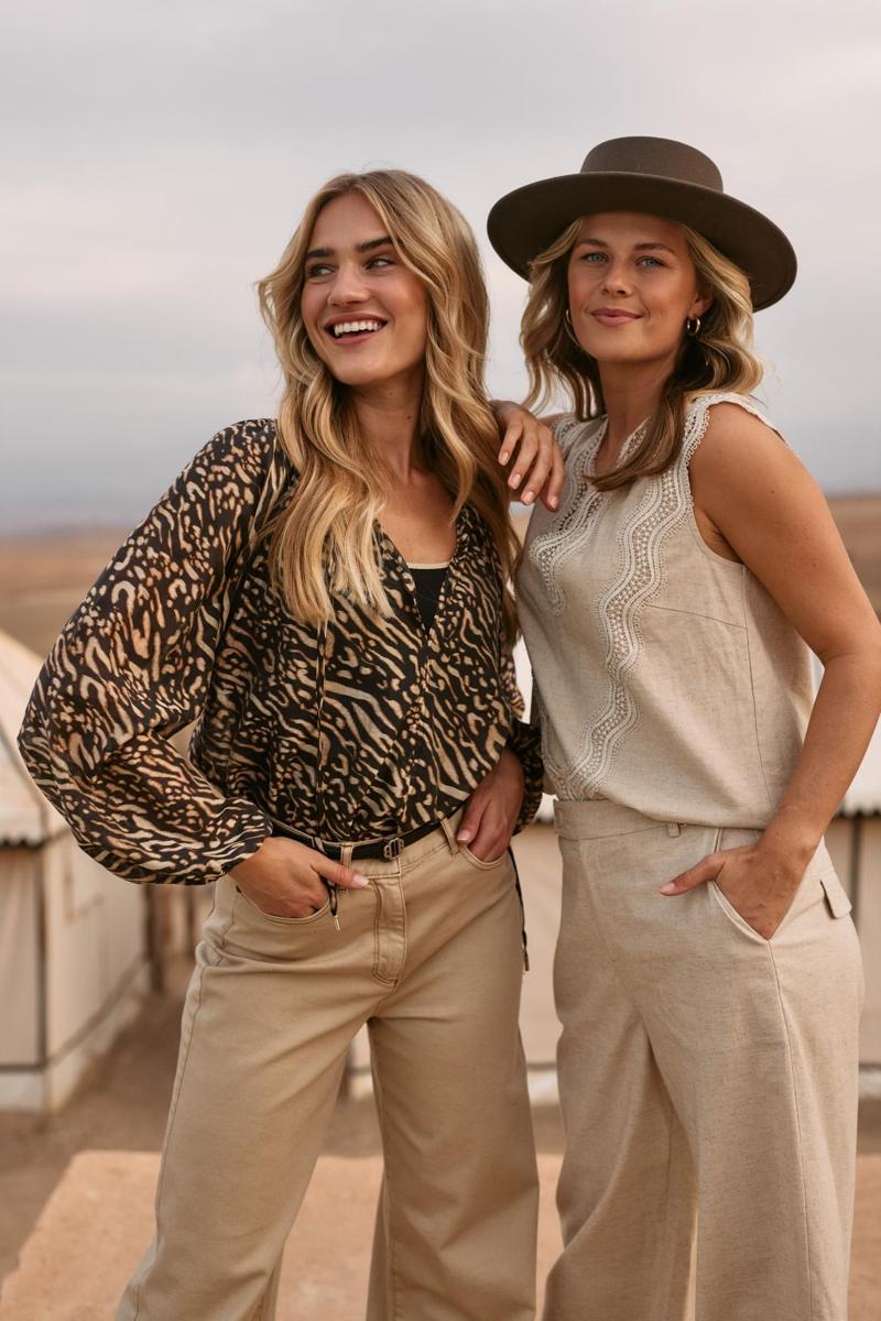 NUKUS NUKUS Blouse NKS02092 Zwart 3