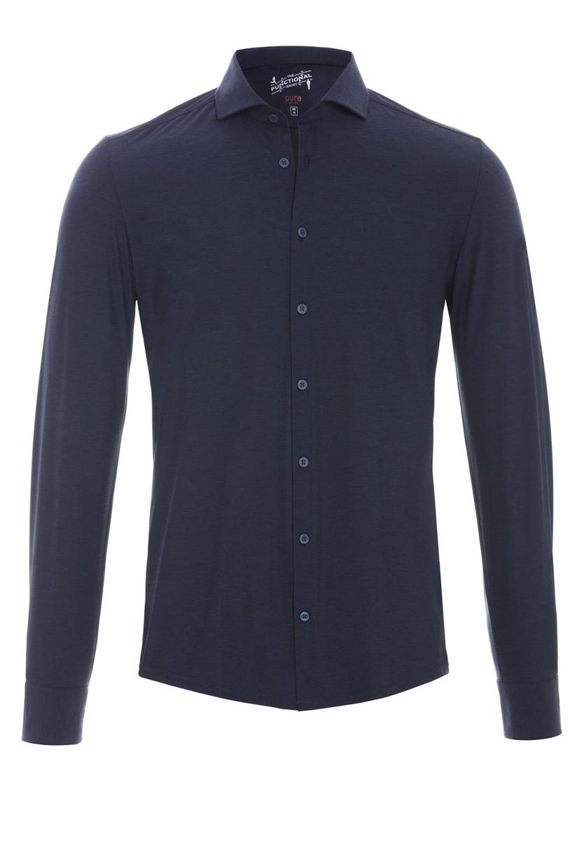 Pure Pure Overhemd 3386-21150 Blauw 2