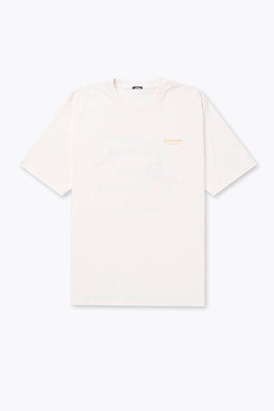 Denham T-Shirt 01-25-02-52-222 Off-White 1