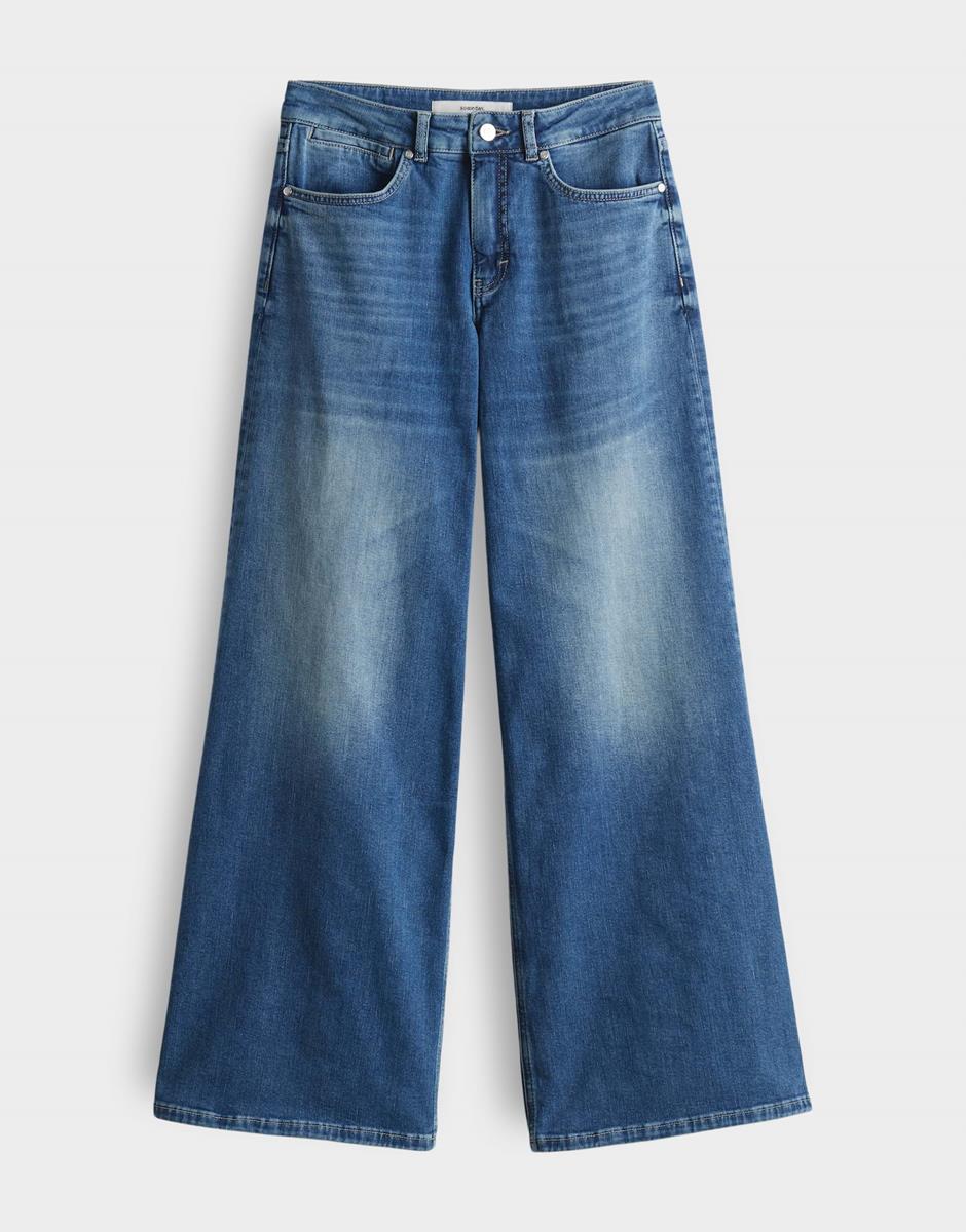 SOMEDAY SOMEDAY Jeans Cellma Palazzo Blauw 2