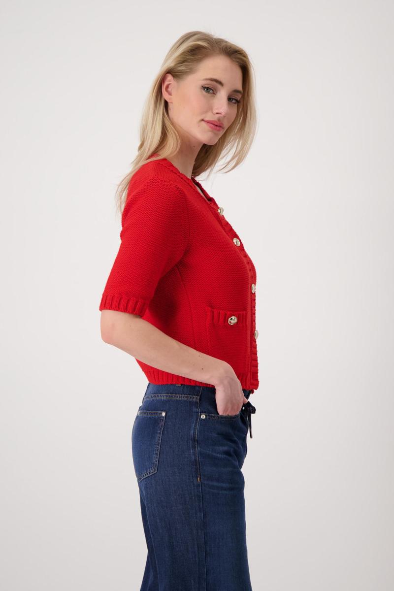 Monari Monari Blouse 410021 Rood 4