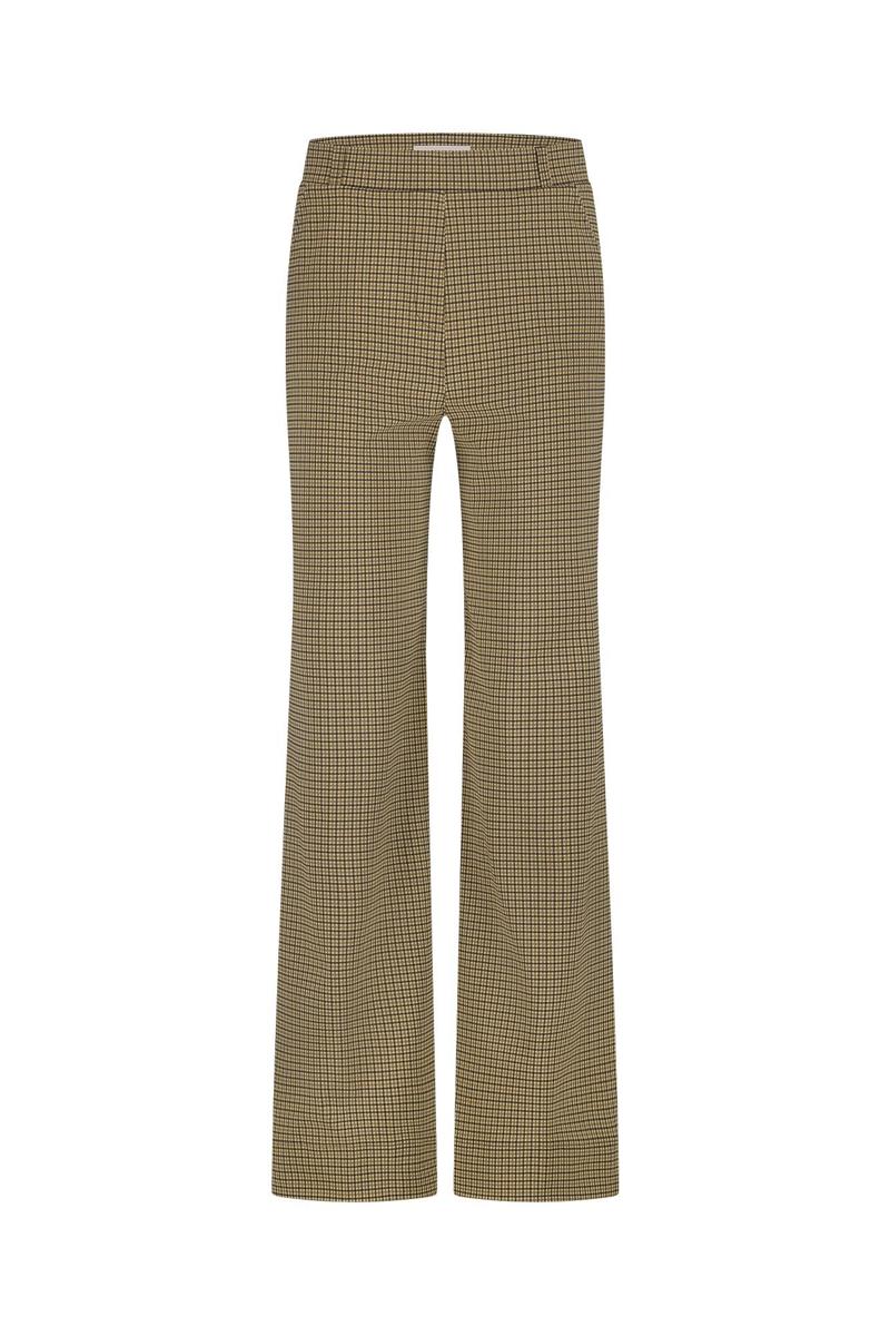 Studio Anneloes Pantalon Lexie check trous Bruin 2