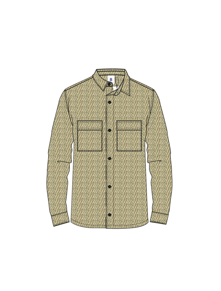 Law of the Sea Overshirt LAW-10219 Beige 1