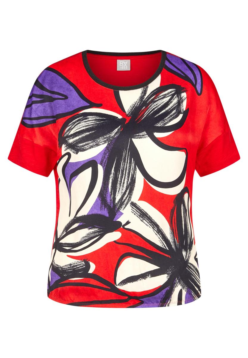 Rabe T-Shirt 55-213356 Rood 2