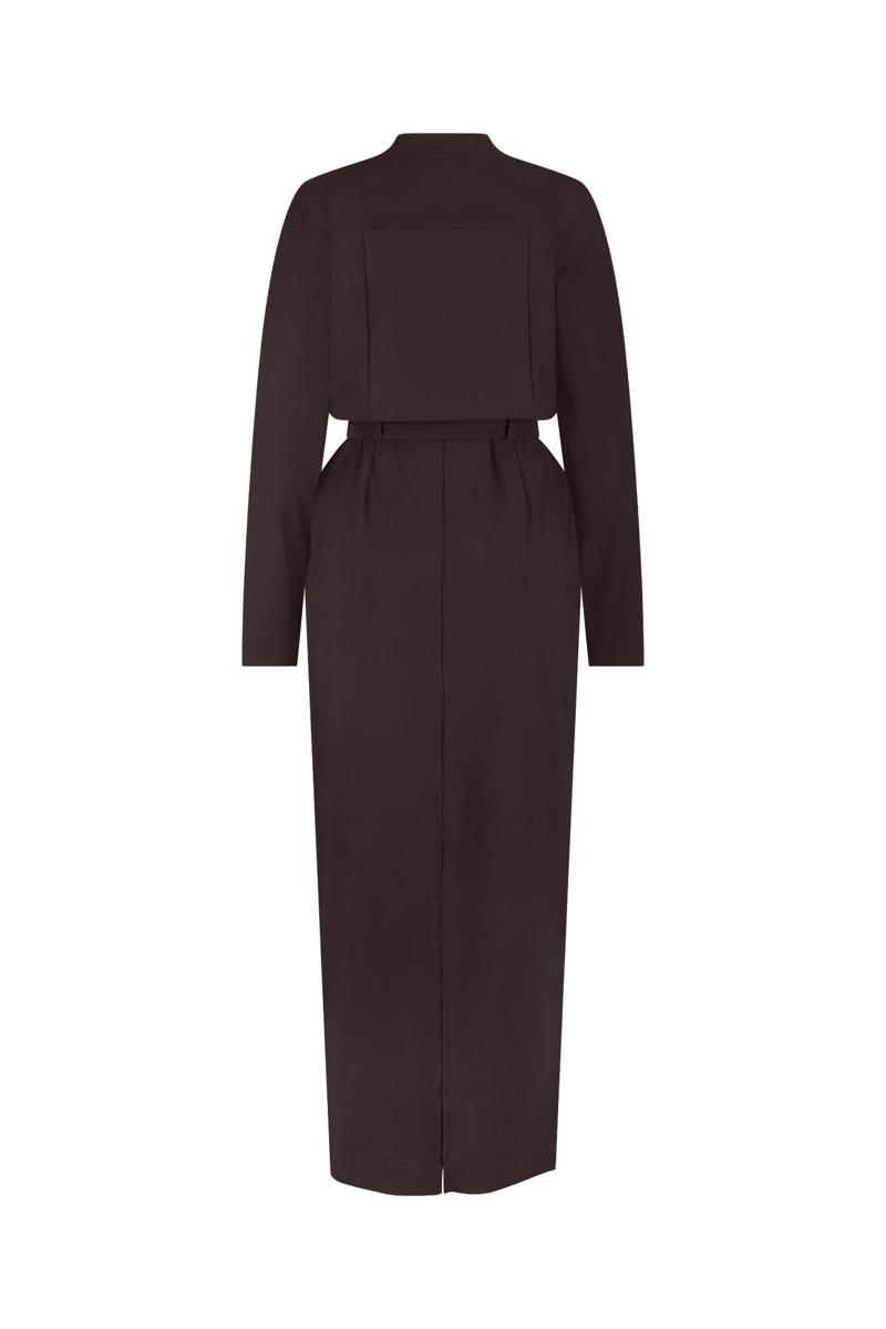 Studio Anneloes Jurk Jette cargo dress Bruin 2