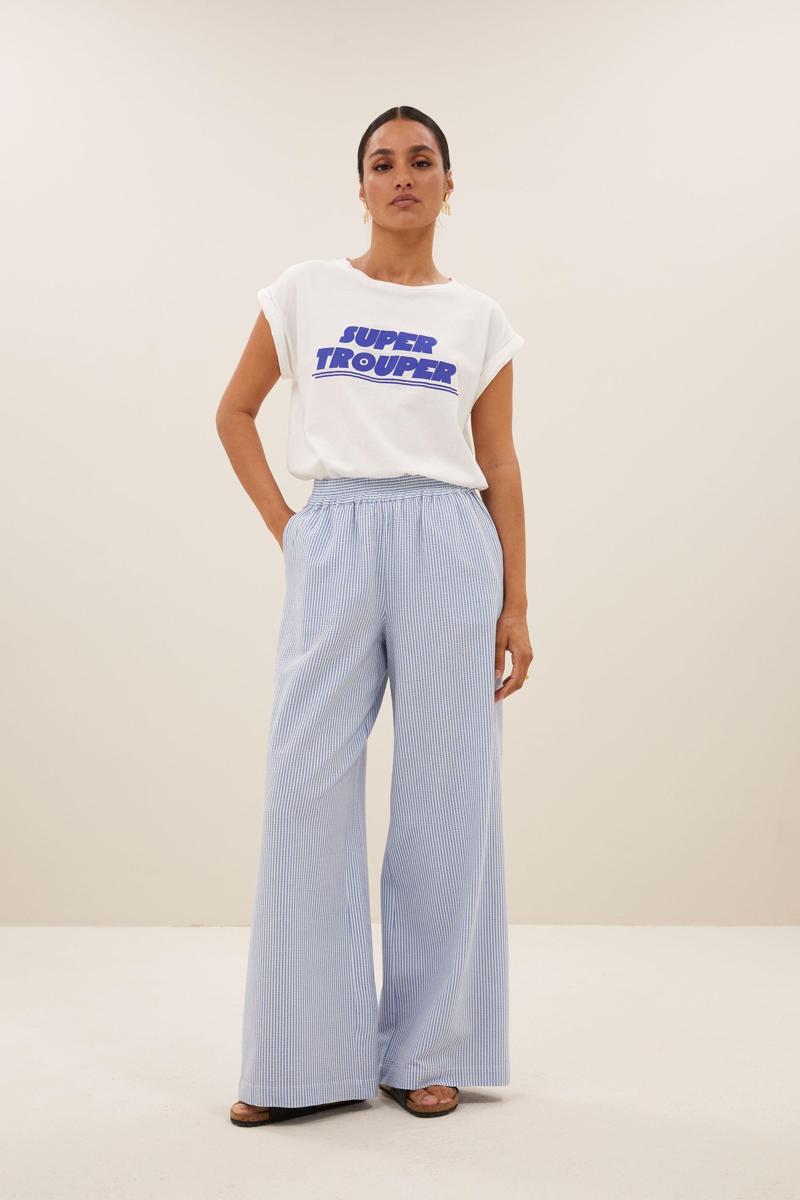 By-Bar By-Bar T-Shirt Thelma Super Trouper Wit 4