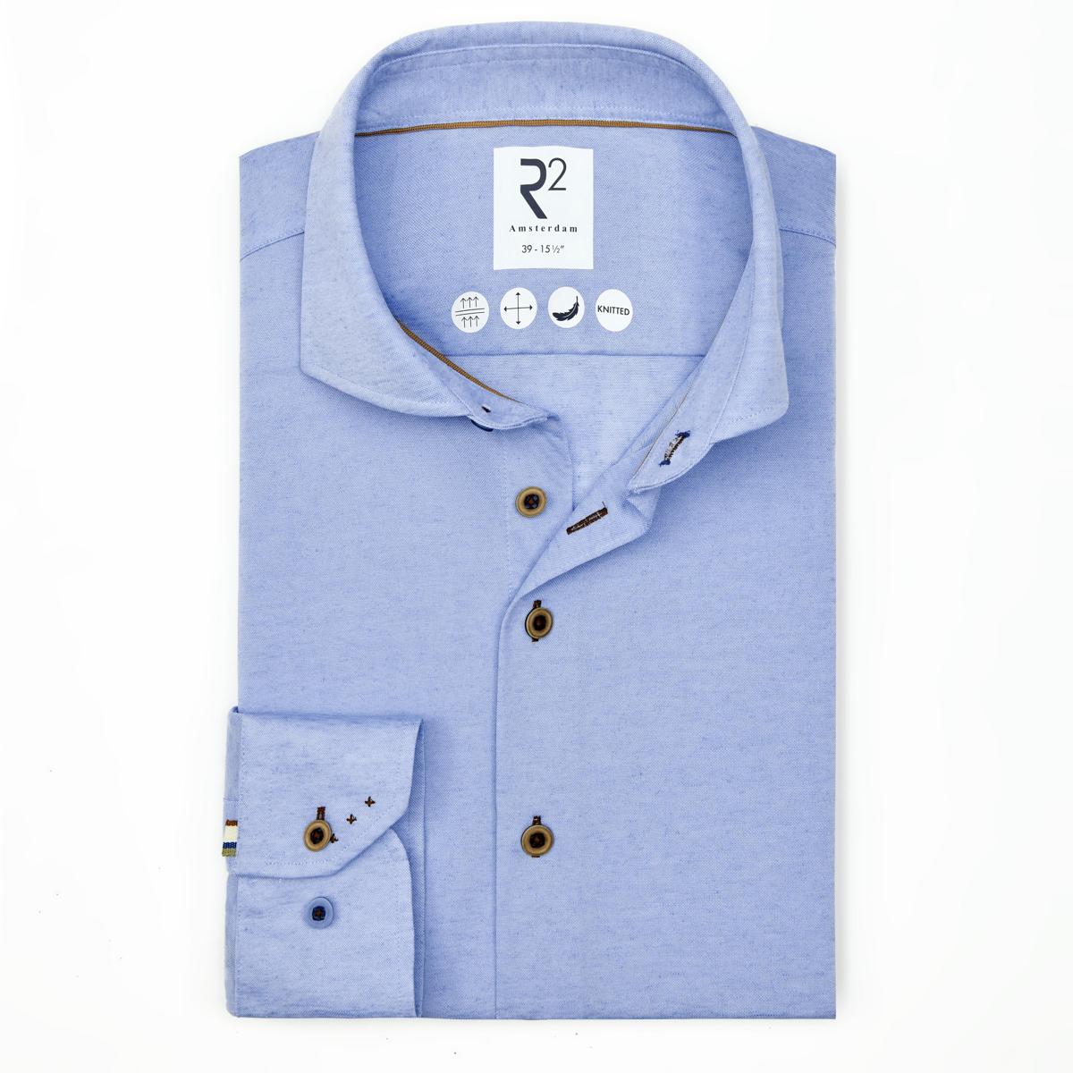 R2 Amsterdam R2 Amsterdam Overhemd 128.WSP.019 Blauw 1