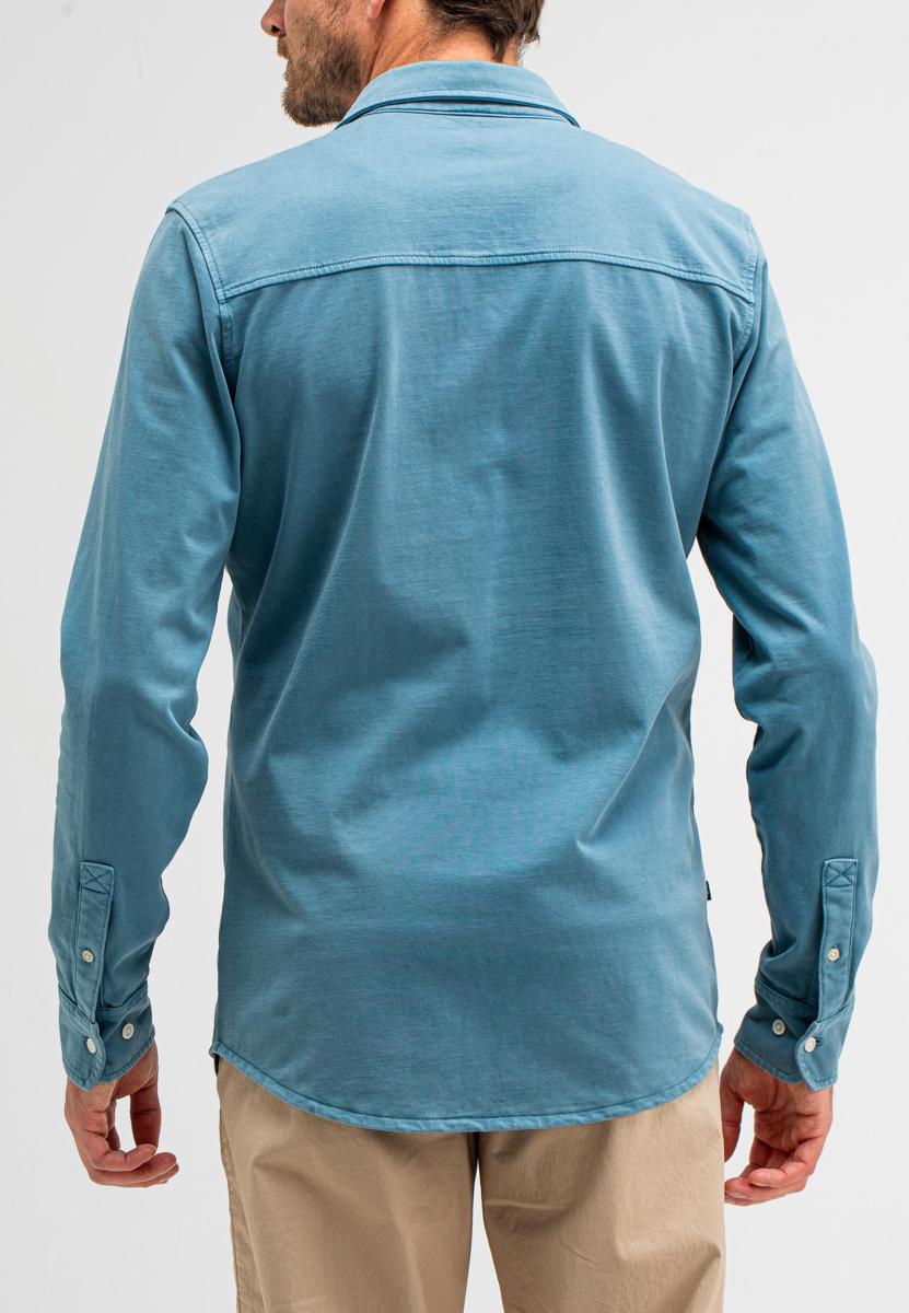 Butcher of Blue Butcher of Blue Overshirt M2514021 Blauw 4