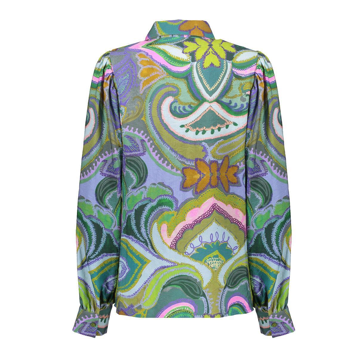 Geisha Geisha Blouse 53227-20 Groen 3