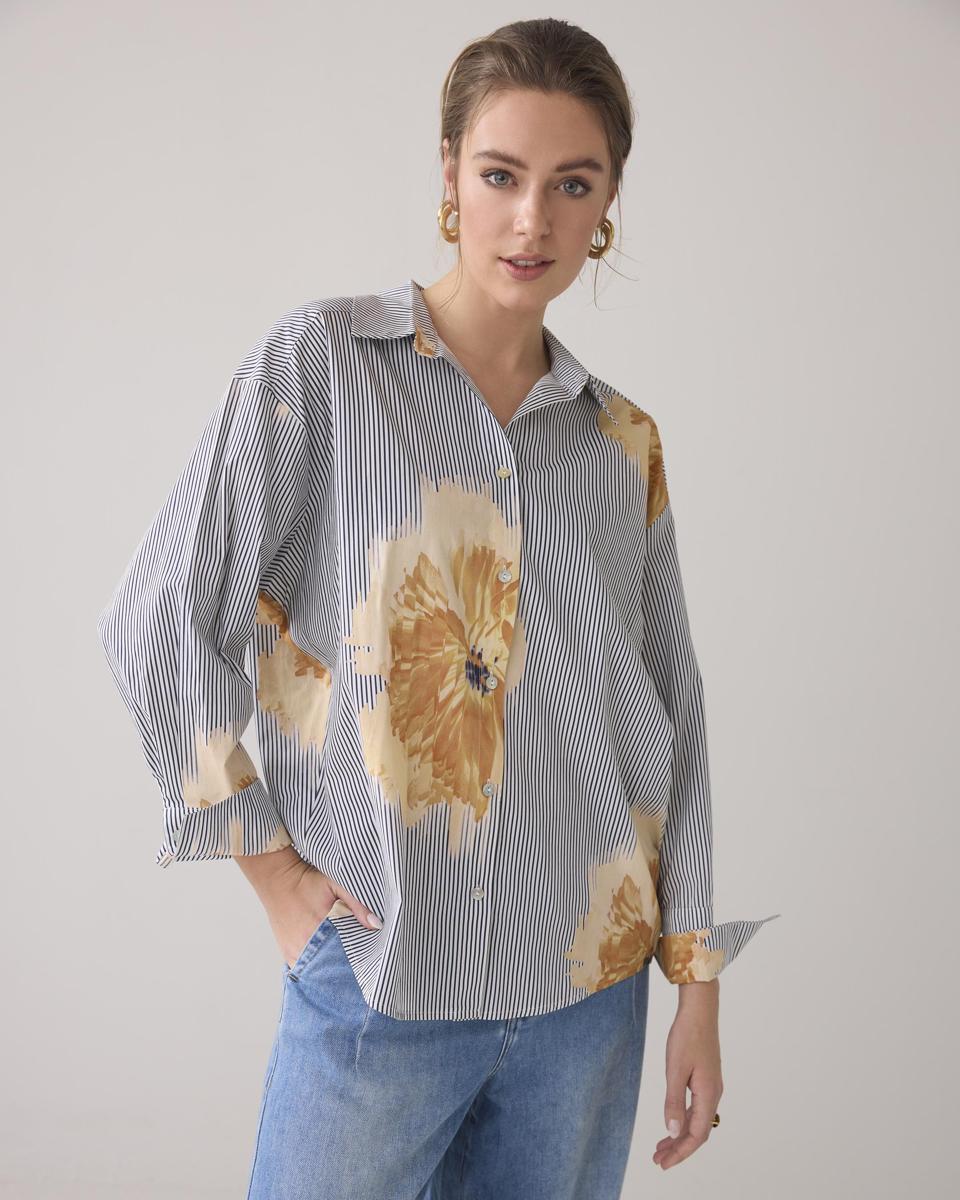 Summum Summum Blouse 2s3239-12168 Blauw 6