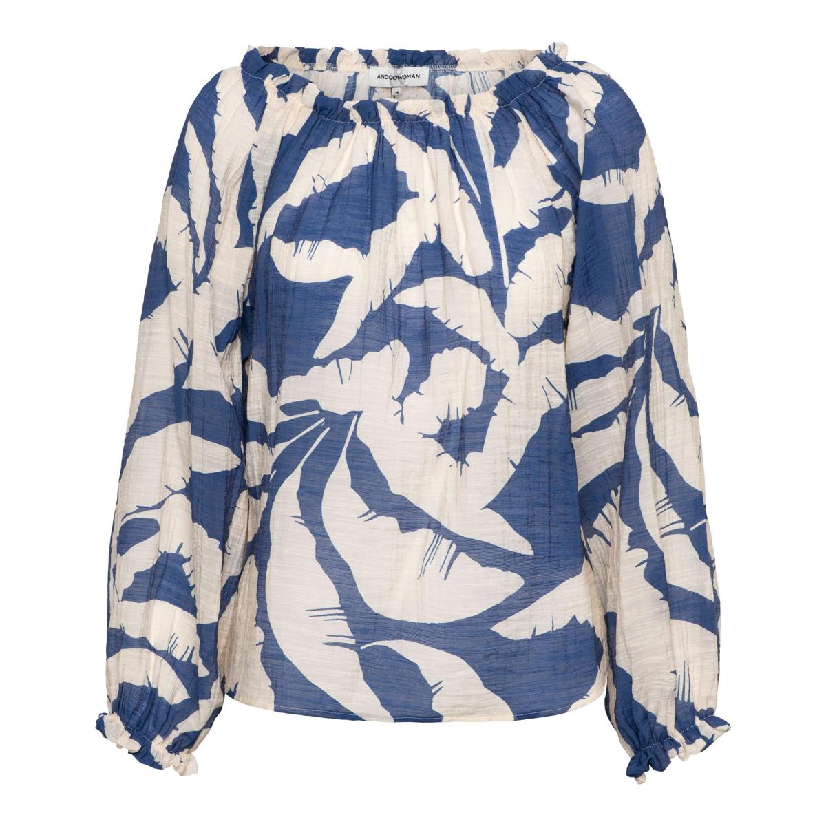 &Co Woman Blouse BL378 Blauw 1