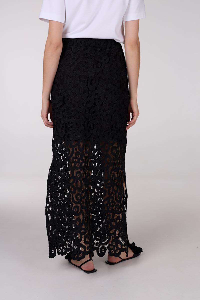 Jansen Amsterdam Jansen Amsterdam Rok LUCY SS25 Zwart 4