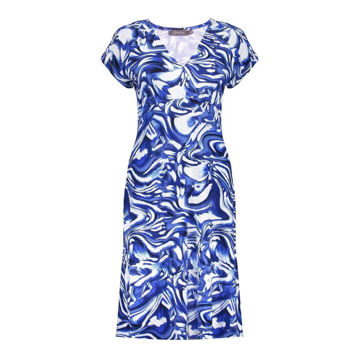 Geisha Geisha Jurk 57366-60 JUNE Blauw 1