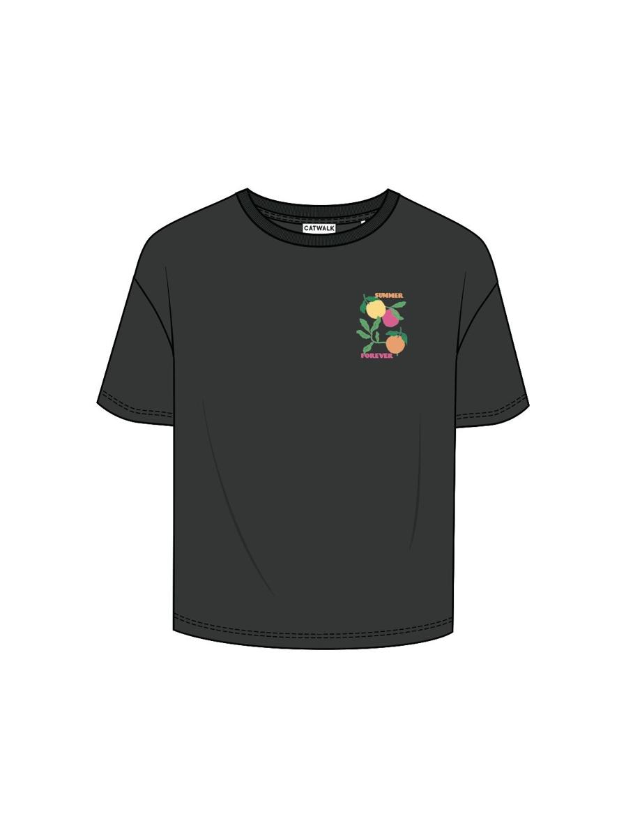 Catwalk Junkie Catwalk Junkie T-Shirt 2502020216 Grijs 3