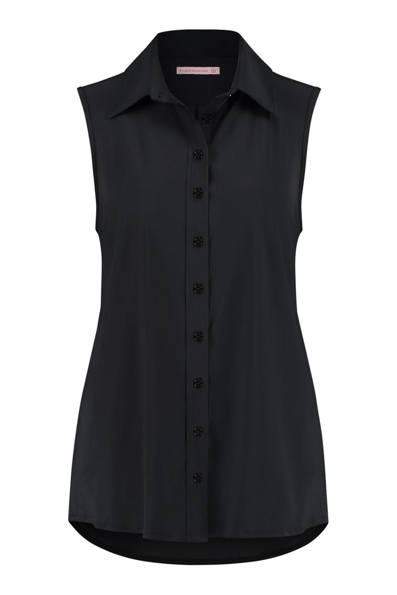Studio Anneloes Studio Anneloes Top Bobby sls blouse Zwart 1
