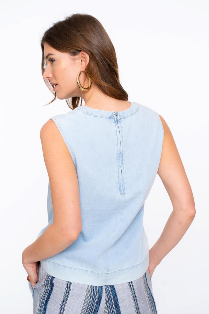 Geisha Geisha Top 53002-10 Blauw 5