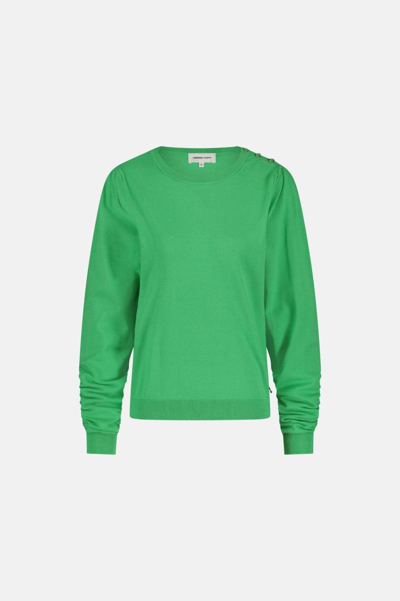 Fabienne Chapot Fabienne Chapot Trui Molly Scrunch Pul Groen 2