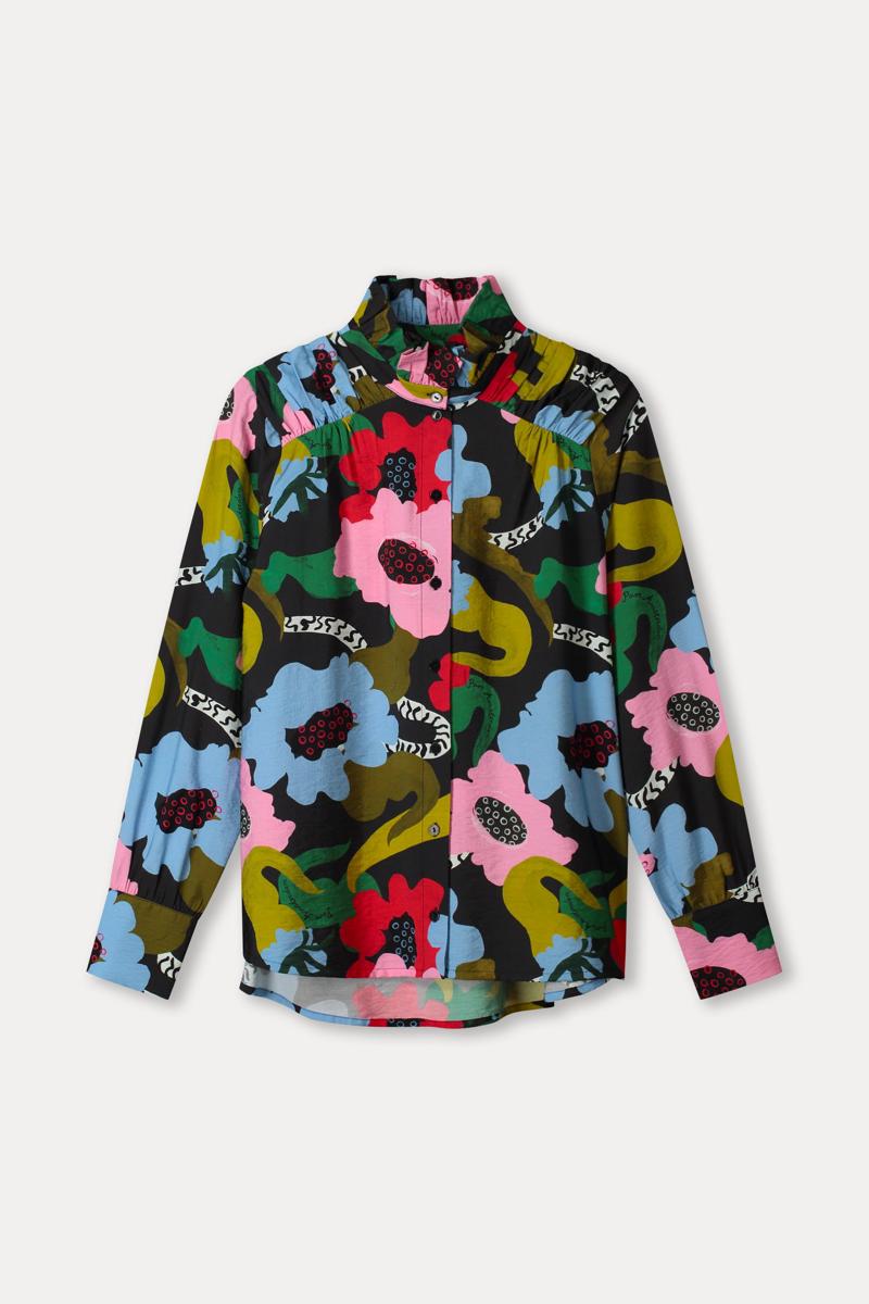 POM Amsterdam Blouse SP9291 Zwart 1