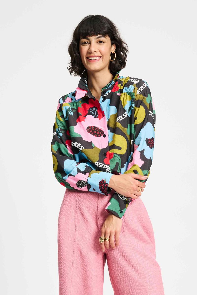 POM Amsterdam Blouse SP9291 Zwart 1