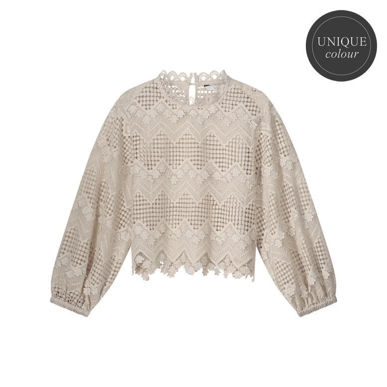 Summum Summum Blouse 2s3220-12182 Beige 1
