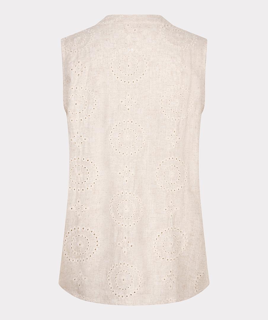 EsQualo EsQualo Blouse HS25.09201 Beige 3