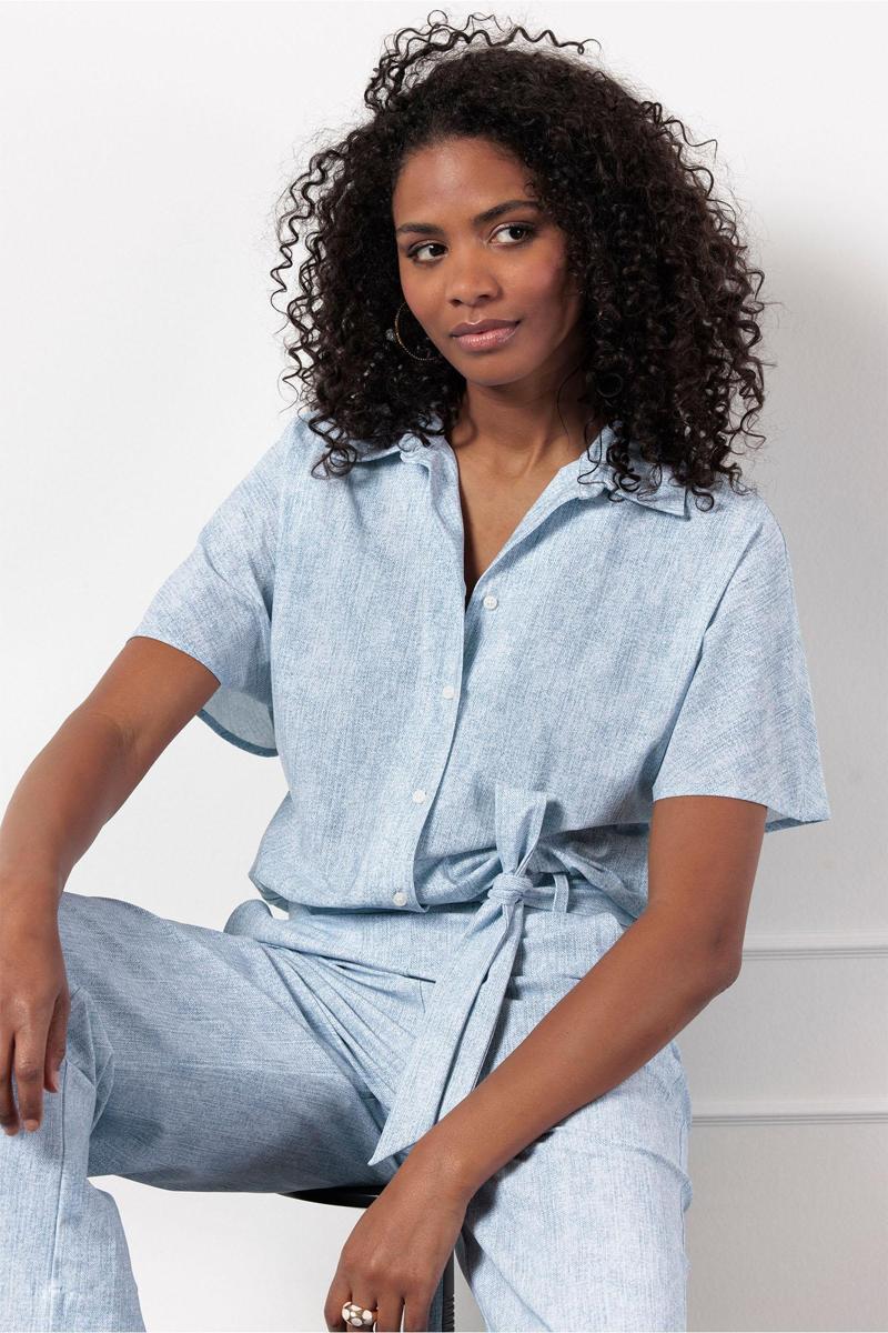 Studio Anneloes Studio Anneloes Jumpsuit Maggie denim jump Blauw 3