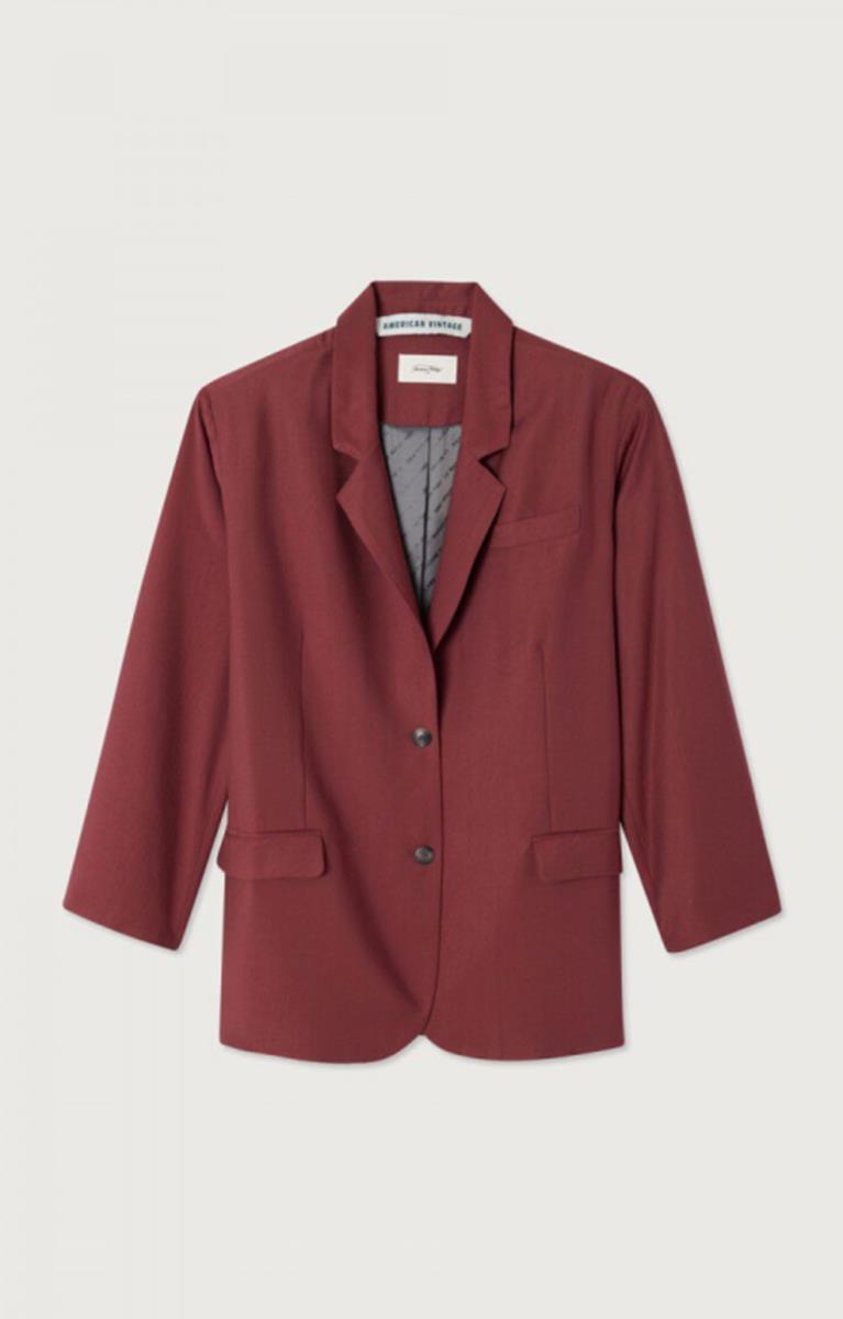 American Vintage Blazer Lanow Rood 1