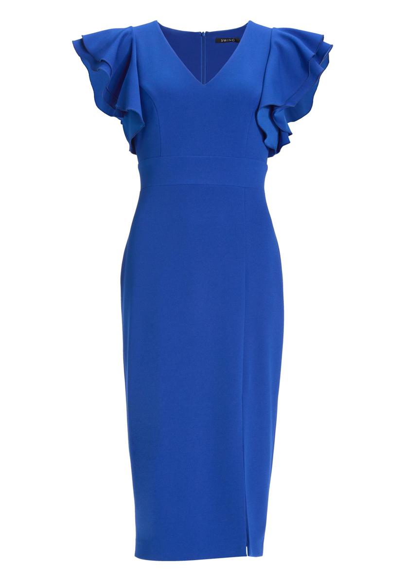 SWING SWING Jurk 5AI18400 Blauw 1