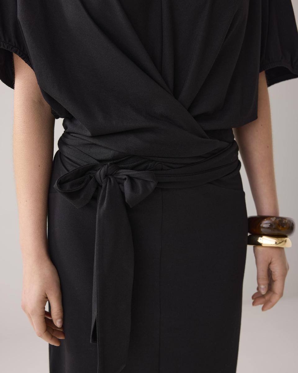Summum Summum Jurk 5s1624-30700 Zwart 5