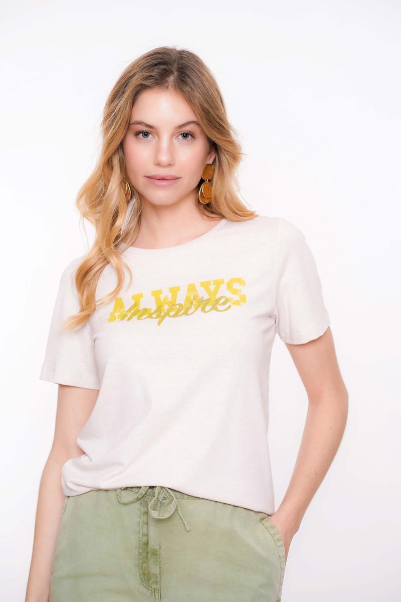 Geisha T-Shirt 52146-24 Beige 1
