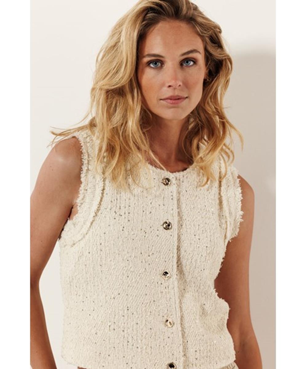Tramontana Gilet C23-16-801 Beige 1