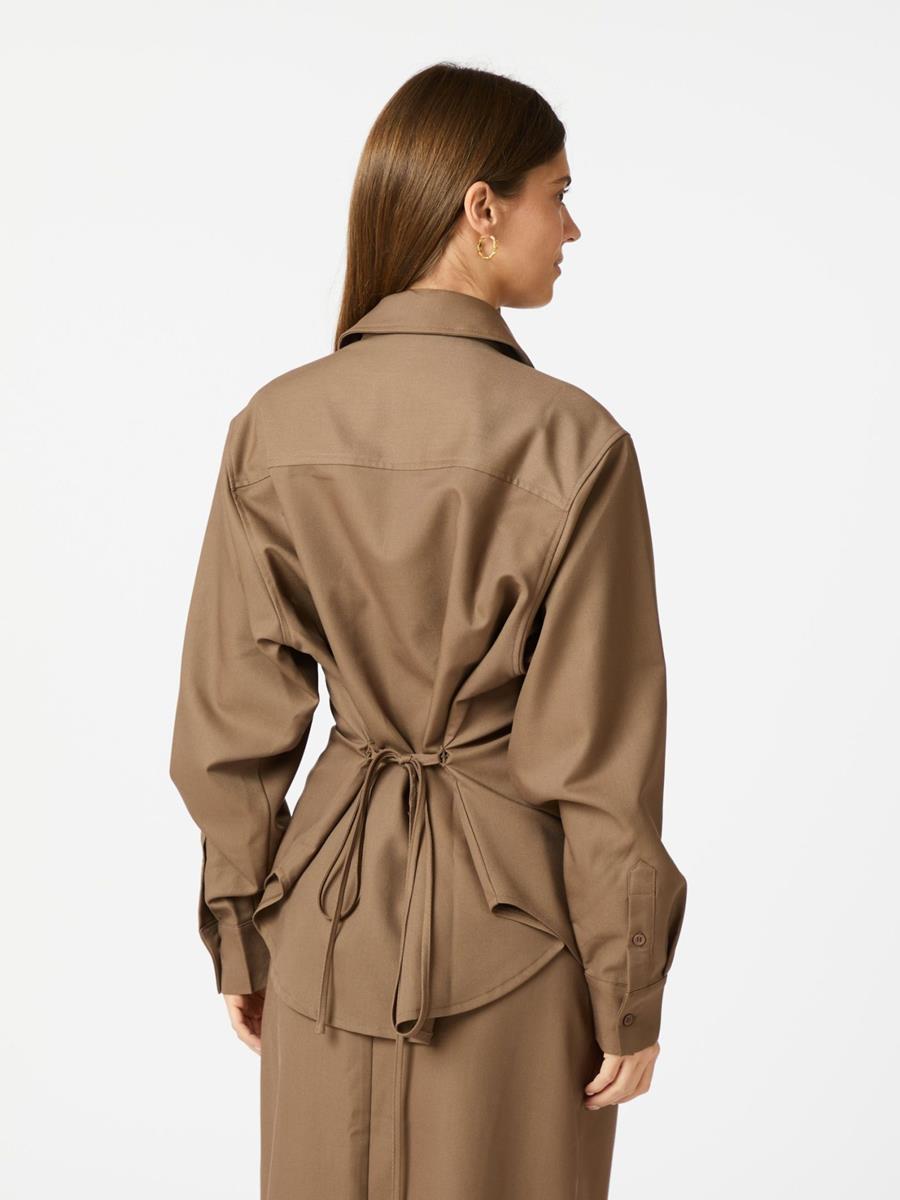 Neo Noir Neo Noir Blouse Waldis Taupe 3