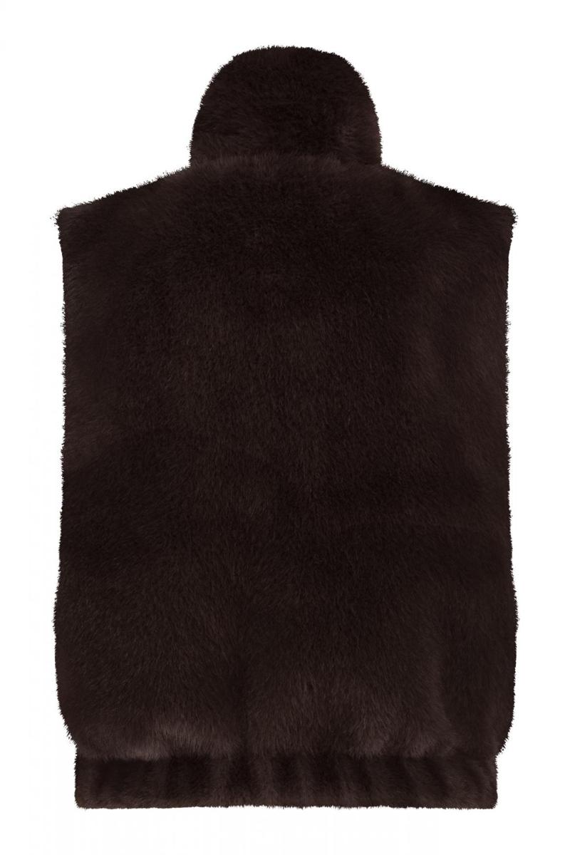 Label DOT Gilet 2527007 Bruin 2