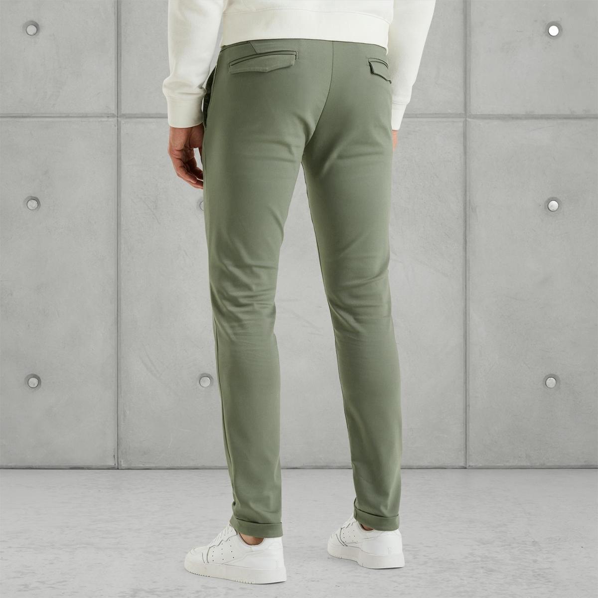 Cast Iron Pantalon Riser Chino Groen 3