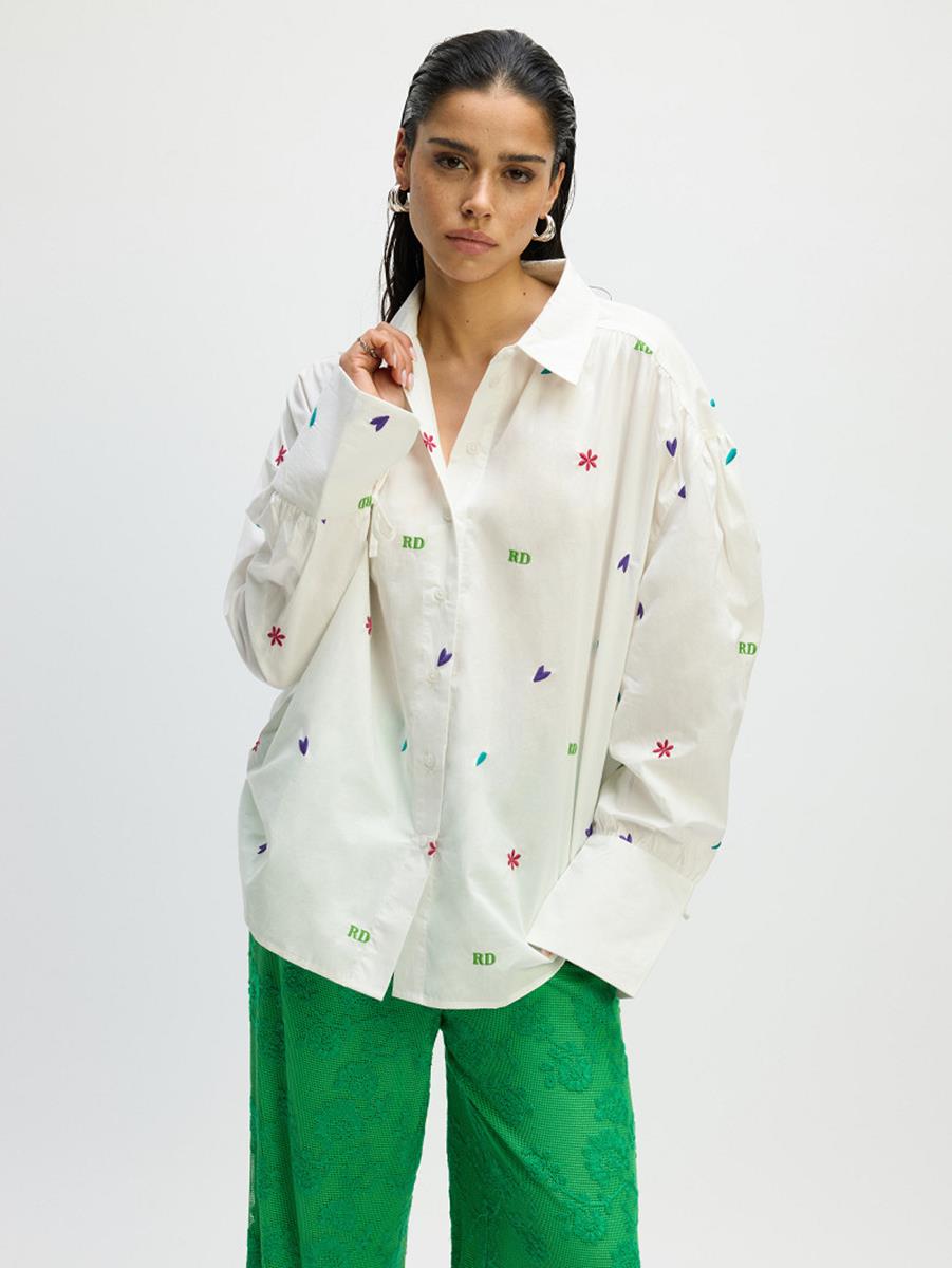 Refined Department Refined Department Blouse Lara Off-White 1