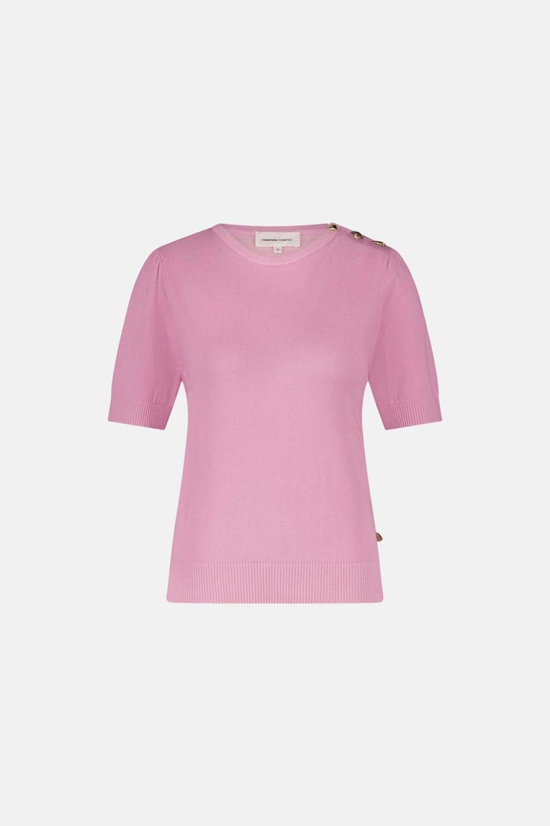 Fabienne Chapot Fabienne Chapot Gebreide Philou Pullover Roze 1