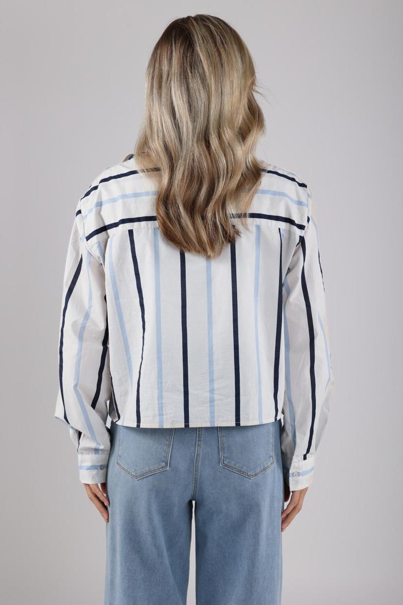 NUKUS NUKUS Blouse NKS02055 Blauw 4